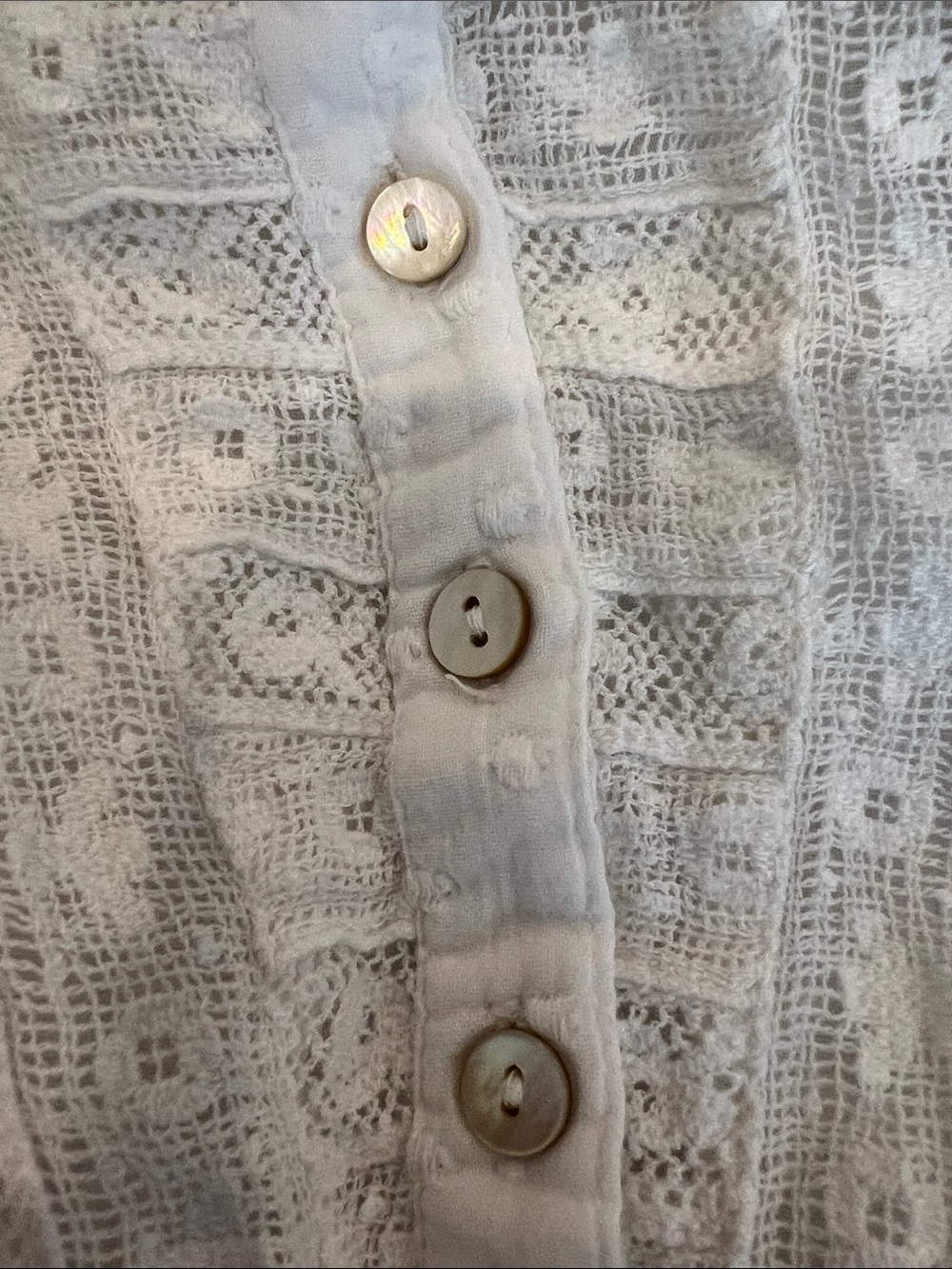 LoveShackFancy White Embroidered Ruffle Dress - Picture 10 of 16